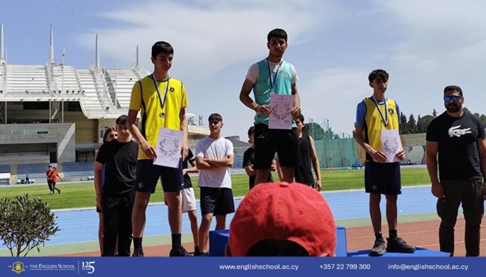 Junior Boys Shine at the Nicosia Schools Athletics Competition